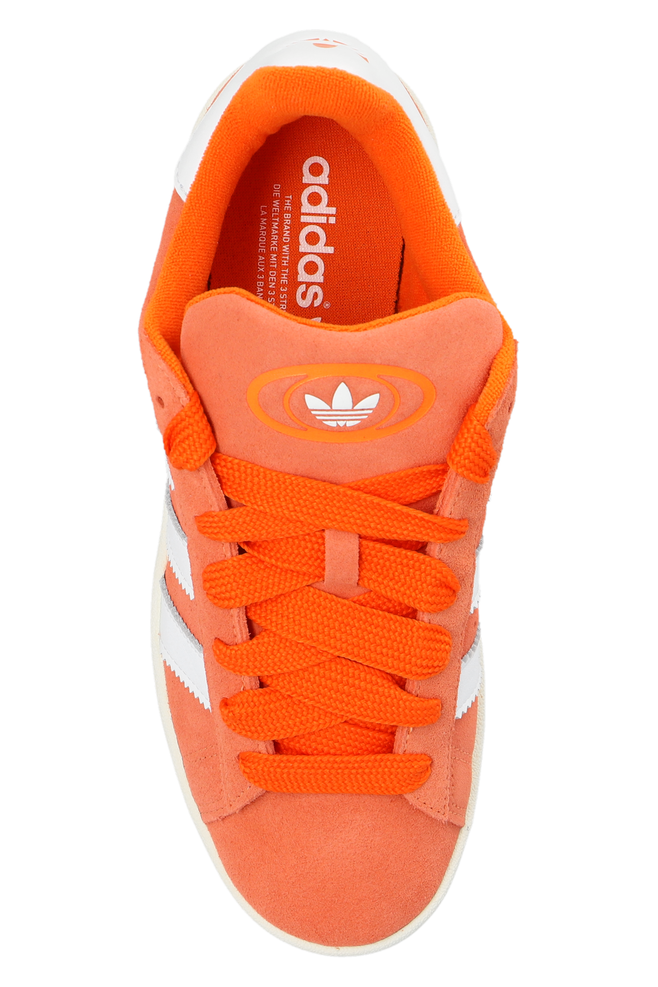 Adidas originals campus outlet trainers in orange